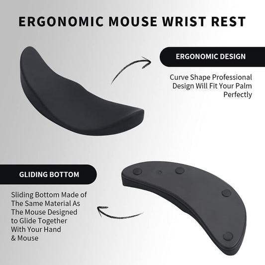 Ergonomic Gel Mouse Wrist Rest With Non‑Slip Base