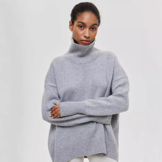 Women’s Winter Turtleneck Knit Sweater