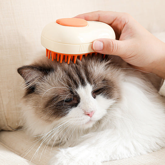 Steam Cat Grooming Brush for Pets