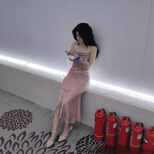 Spring New Arrival Intellectual Chic Low-Neckline Dress