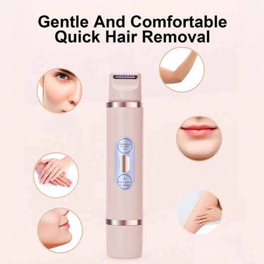 Dual‑Head Electric Shaver & Epilator for Smooth Hair Removal