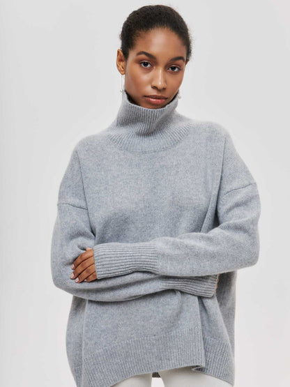 Women’s Winter Turtleneck Knit Sweater
