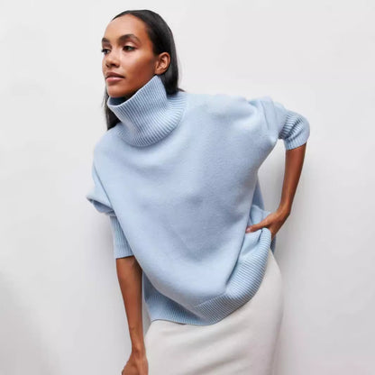 Women’s Winter Turtleneck Knit Sweater