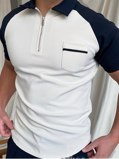 Men's Polo Shirt Men Solid Polo