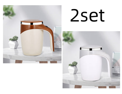 USB Rechargeable Magnetic Self‑Stirring Coffee & Milkshake Cup
