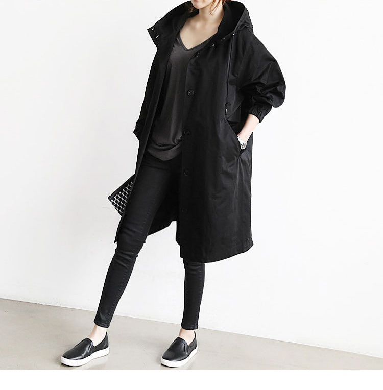 Hooded Windbreaker, Women’s Quick‑Dry Windproof Jacket