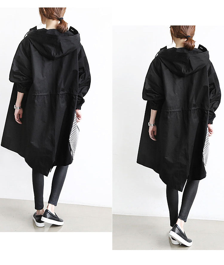 Hooded Windbreaker, Women’s Quick‑Dry Windproof Jacket