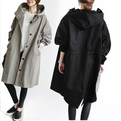 Hooded Windbreaker, Women’s Quick‑Dry Windproof Jacket