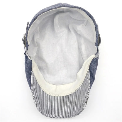 Cotton And Linen Beret Men