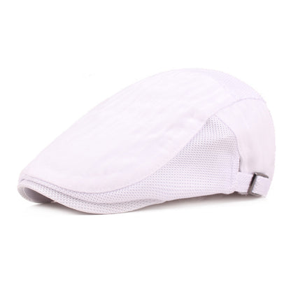 Cap for men ventilation mesh hood youth stripe forward Hat Women's sun protection Beret