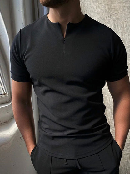 Men's Polo Shirt Men Solid Polo