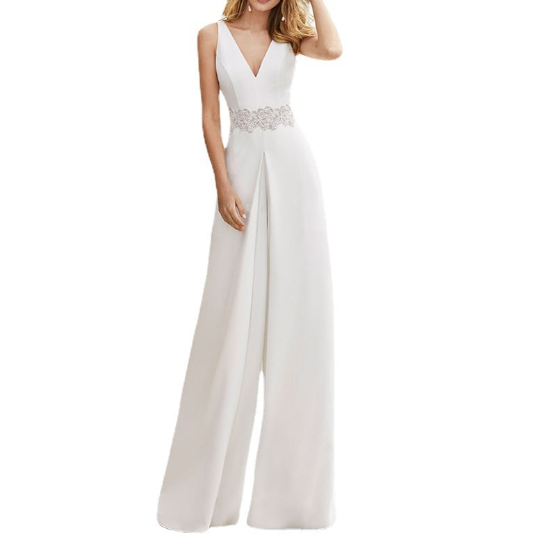 Sleeveless V-neck Slim Casual For Women