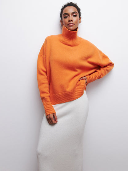 Women’s Winter Turtleneck Knit Sweater