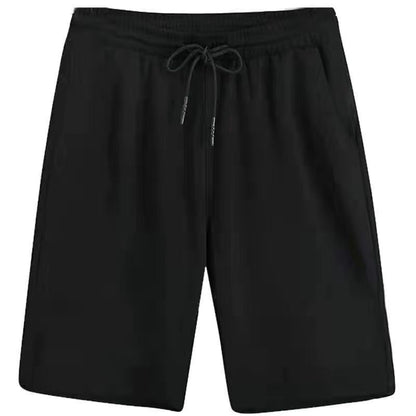 Workout Shorts Men's Jogging Pants Lined Fake Two-piece Training Anti-exposure