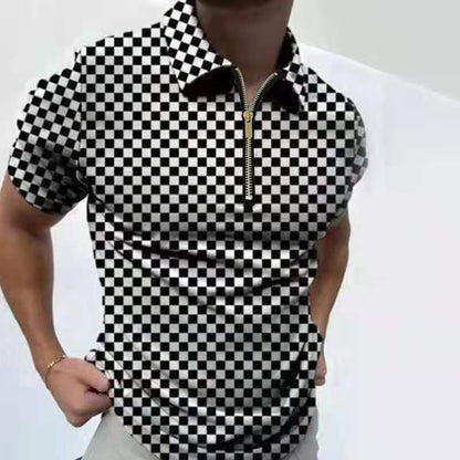 Men's Polo Shirt Men Solid Polo