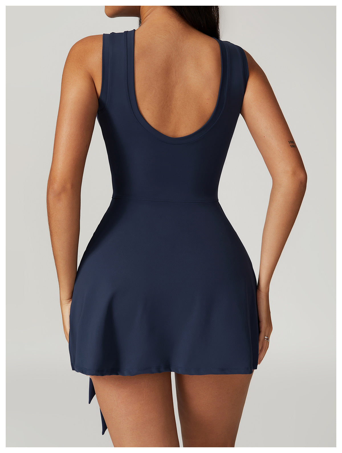 Women's Sleeveless Yoga Romper Dress