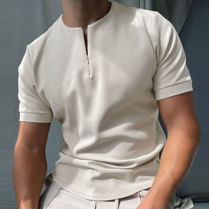 Men's Polo Shirt Men Solid Polo