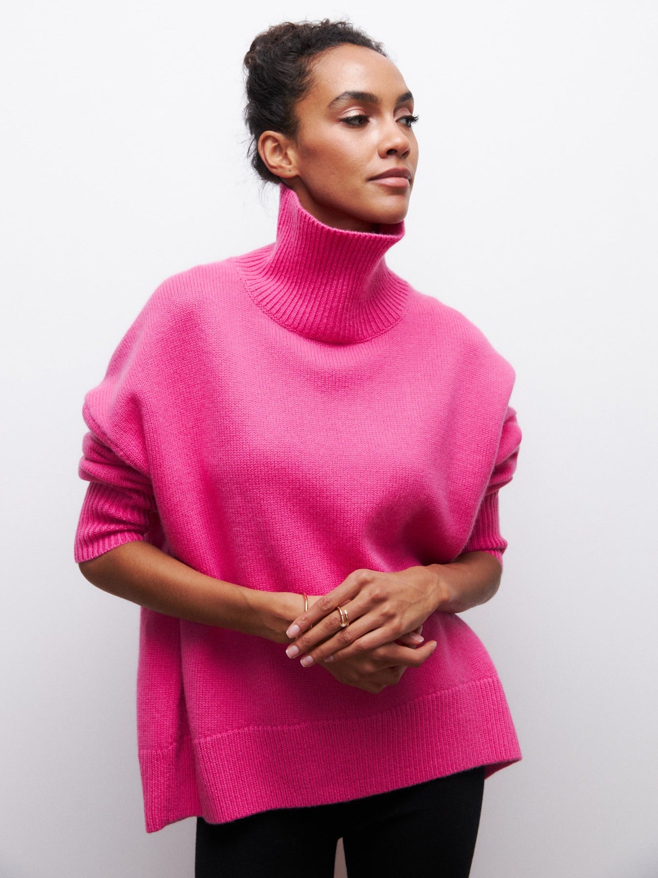 Women’s Winter Turtleneck Knit Sweater