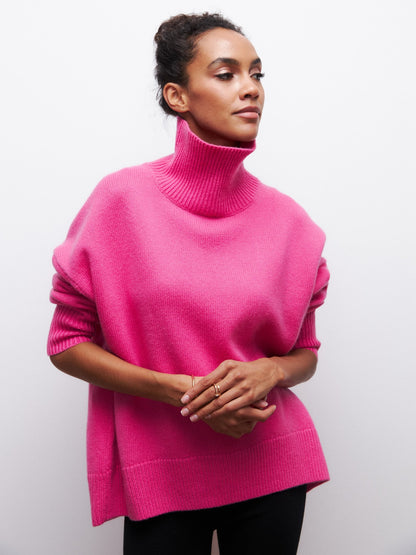 Women’s Winter Turtleneck Knit Sweater
