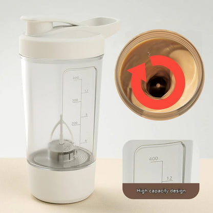 Rechargeable Electric Protein Shake Mixer, 400 ml