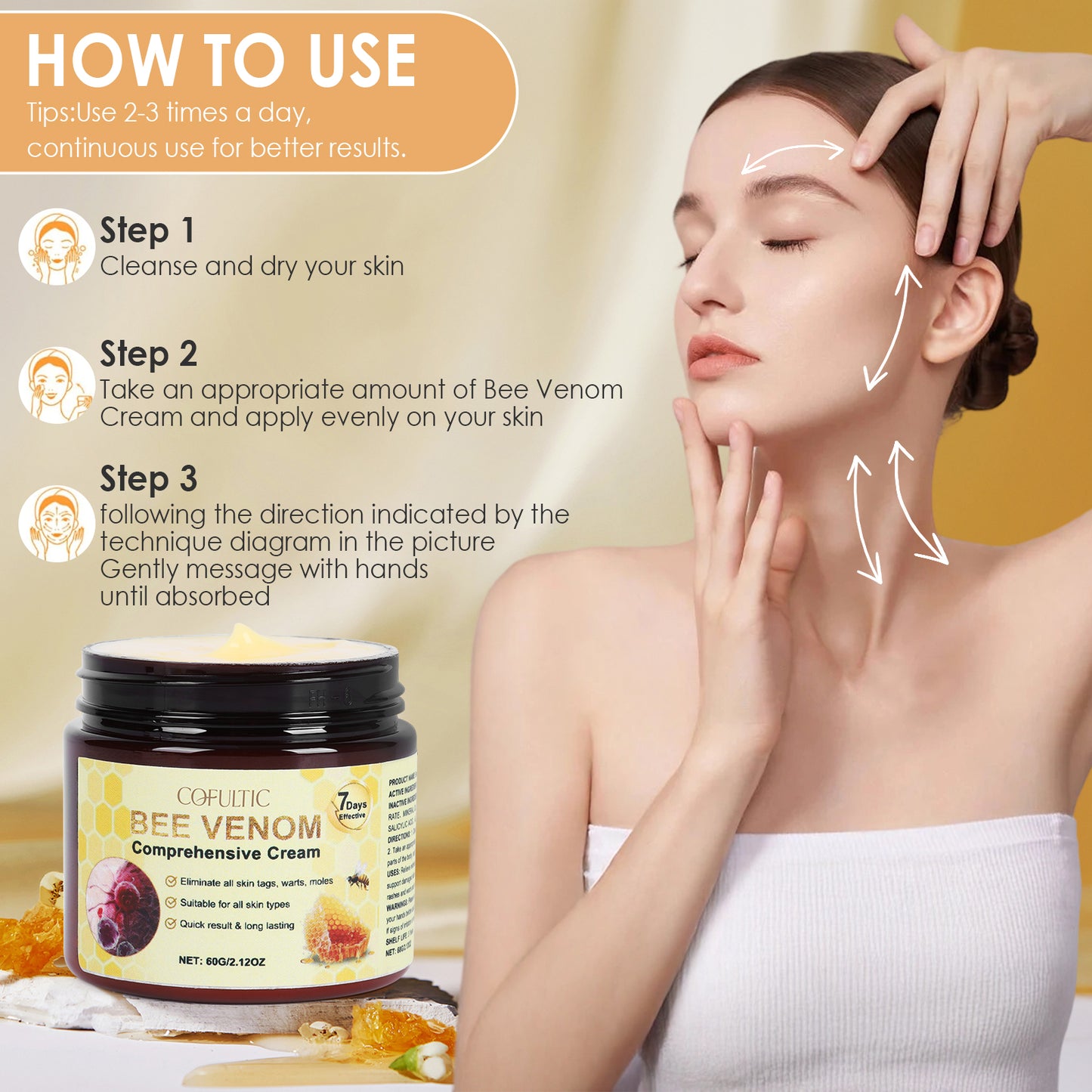 Bee Venom Hydrating Skin Care Cream