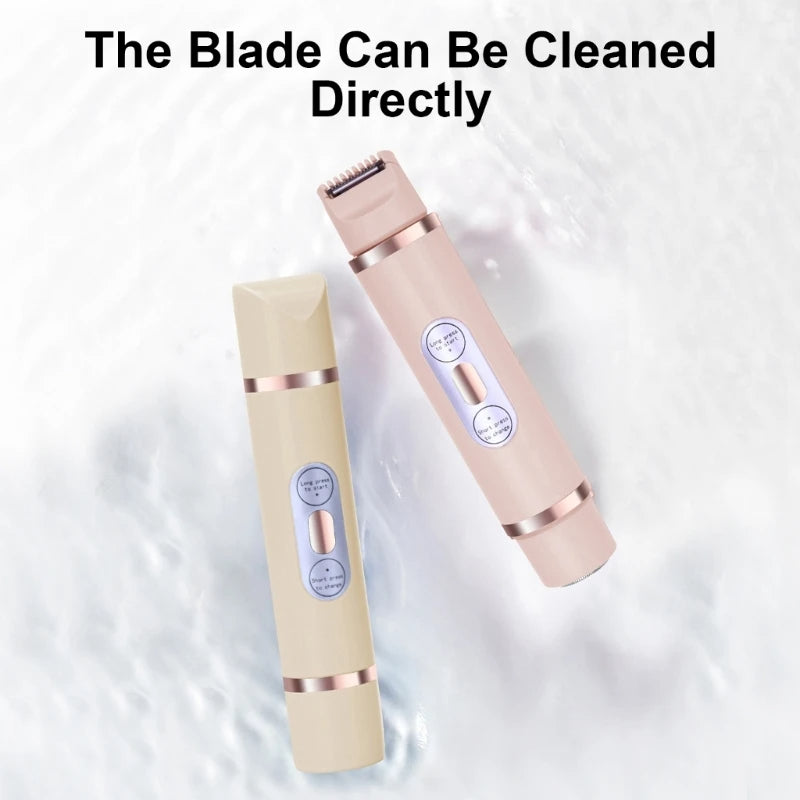 Dual‑Head Electric Shaver & Epilator for Smooth Hair Removal