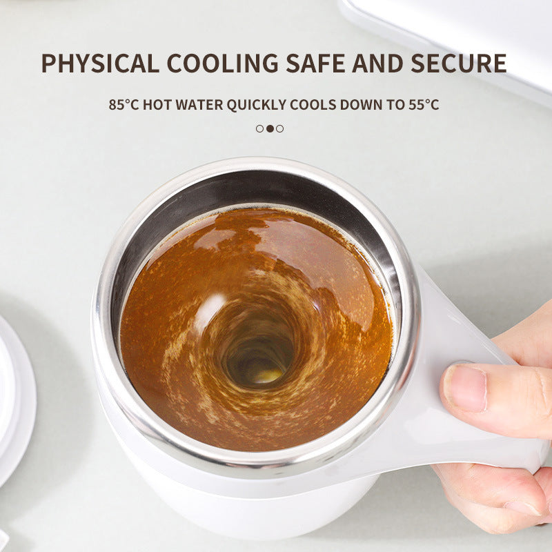 USB Rechargeable Magnetic Self‑Stirring Coffee & Milkshake Cup