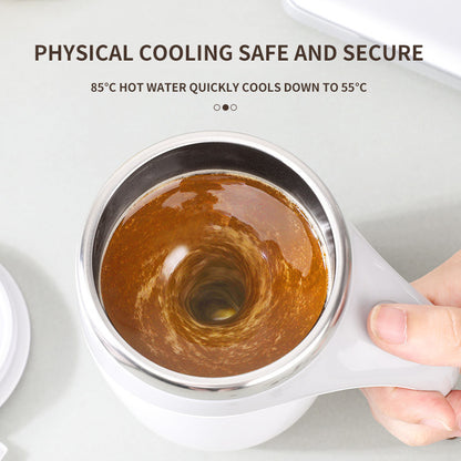 USB Rechargeable Magnetic Self‑Stirring Coffee & Milkshake Cup