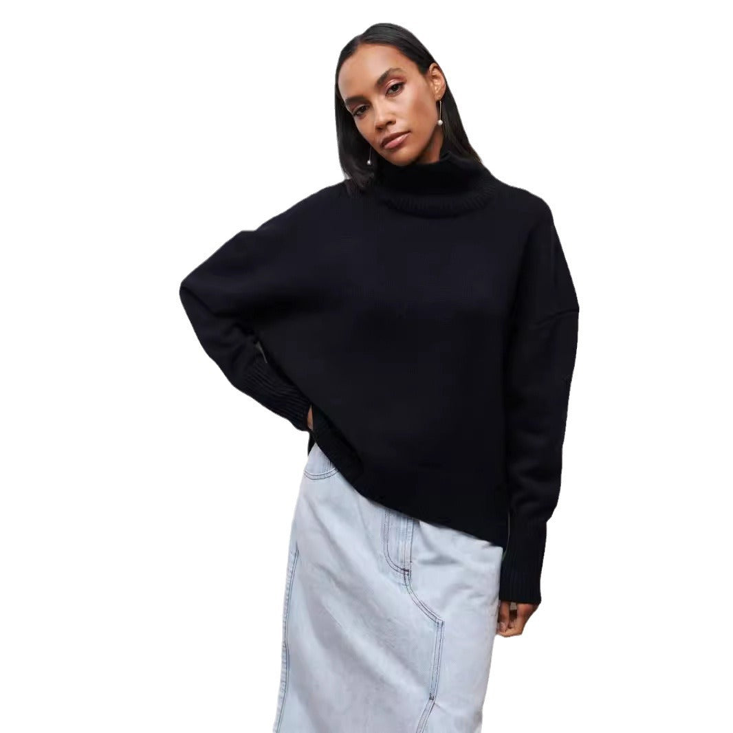 Women’s Winter Turtleneck Knit Sweater