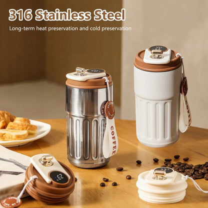 Smart Digital Thermal Vacuum Bottle 450ml