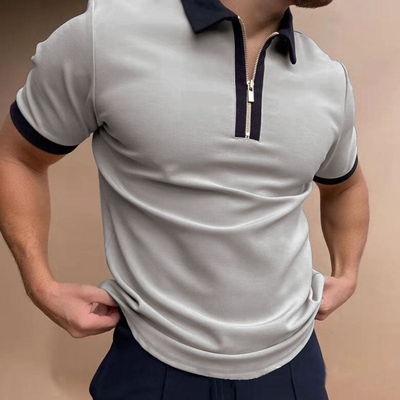Men's Polo Shirt Men Solid Polo