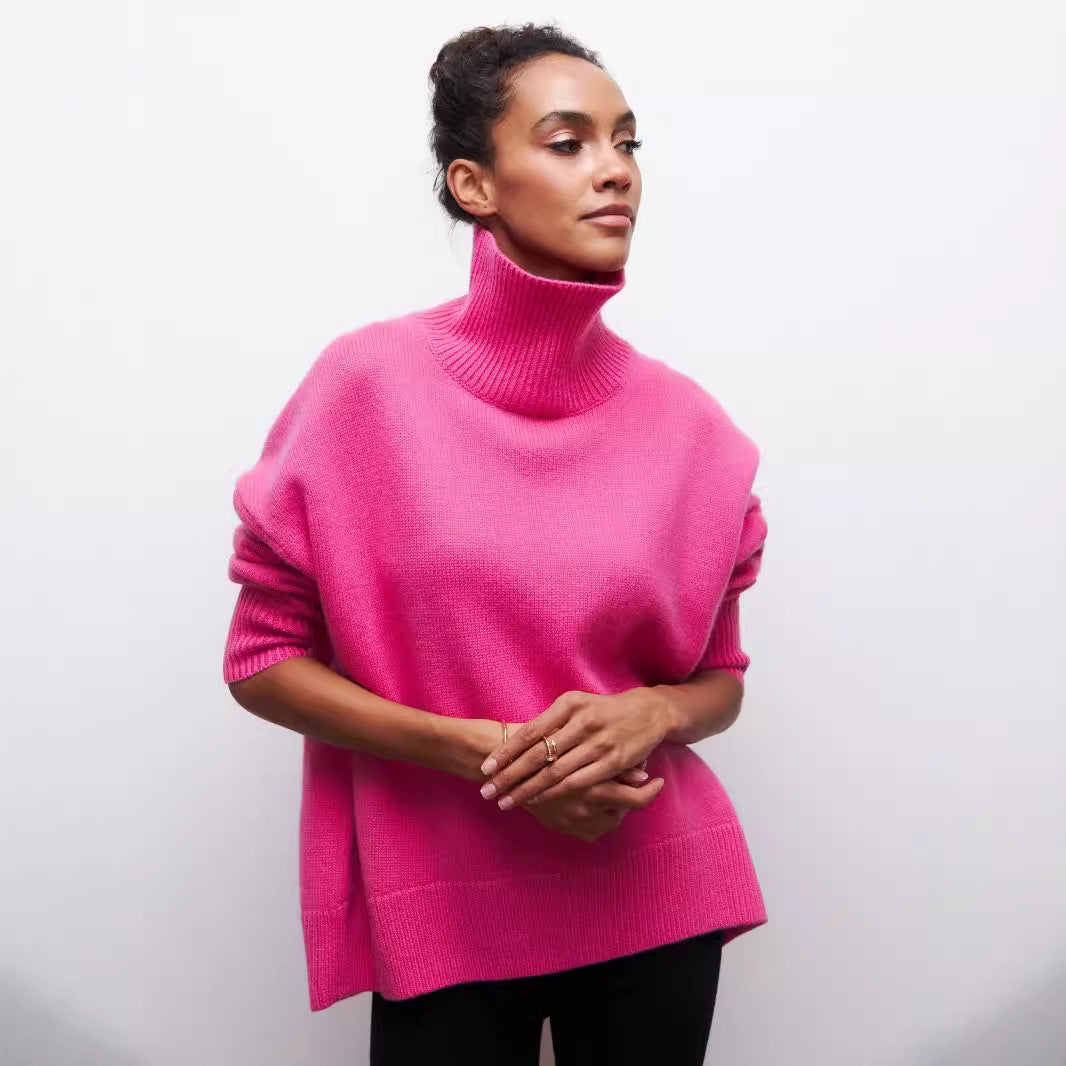 Women’s Winter Turtleneck Knit Sweater