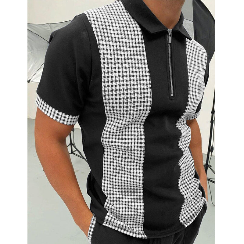 Men's Polo Shirt Men Solid Polo