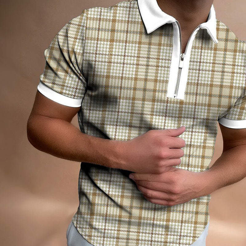 Men's Polo Shirt Men Solid Polo