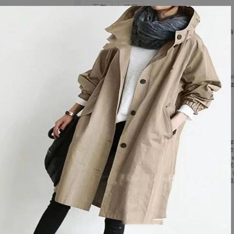 Hooded Windbreaker, Women’s Quick‑Dry Windproof Jacket