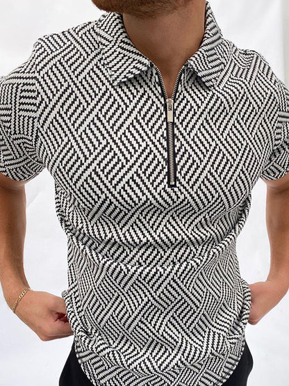 Men's Polo Shirt Men Solid Polo