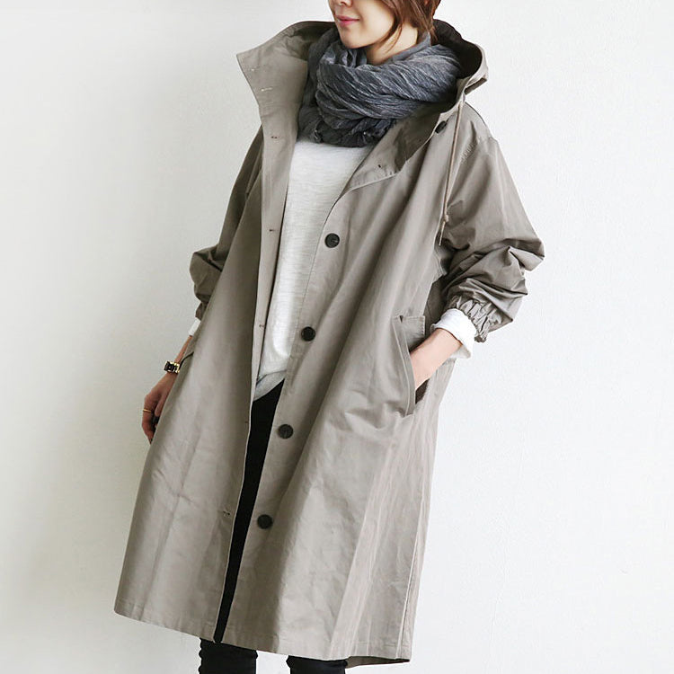 Hooded Windbreaker, Women’s Quick‑Dry Windproof Jacket