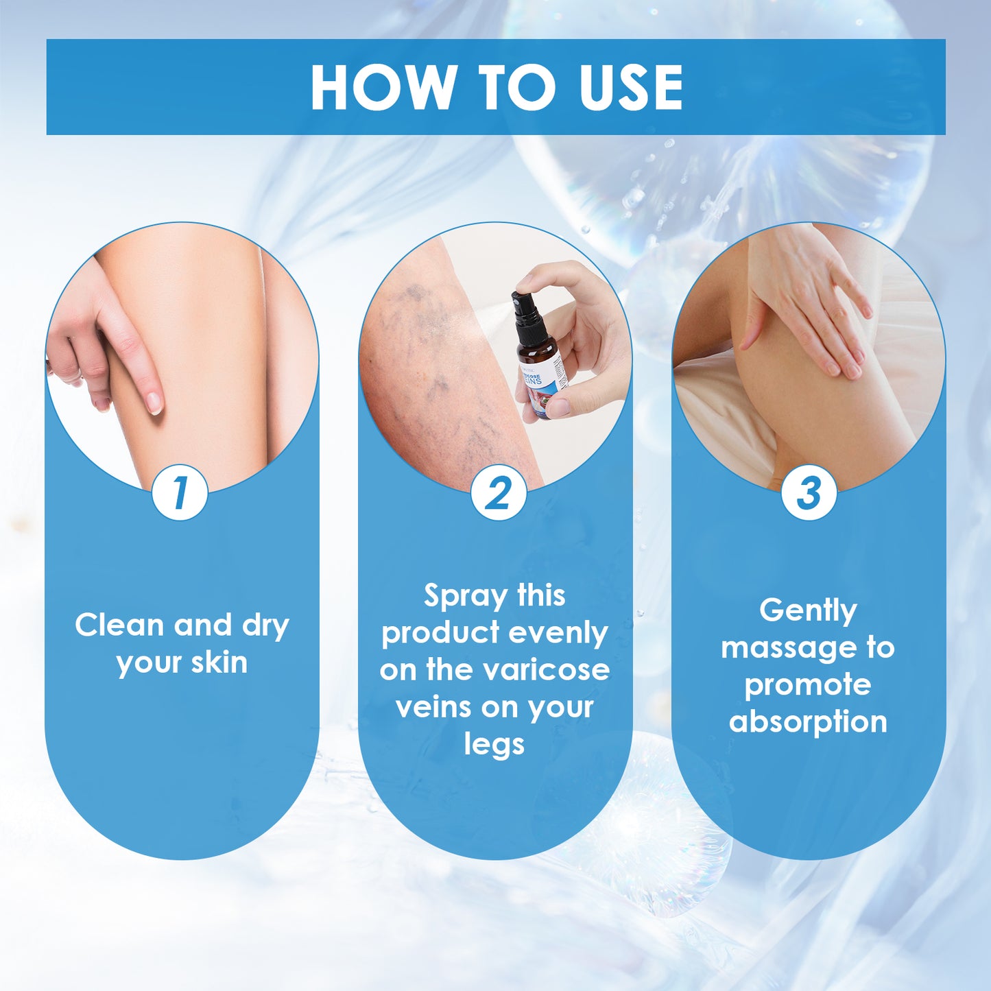 Leg Care Spray for Tired-Looking Skin