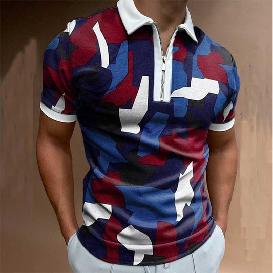 Men's Polo Shirt Men Solid Polo