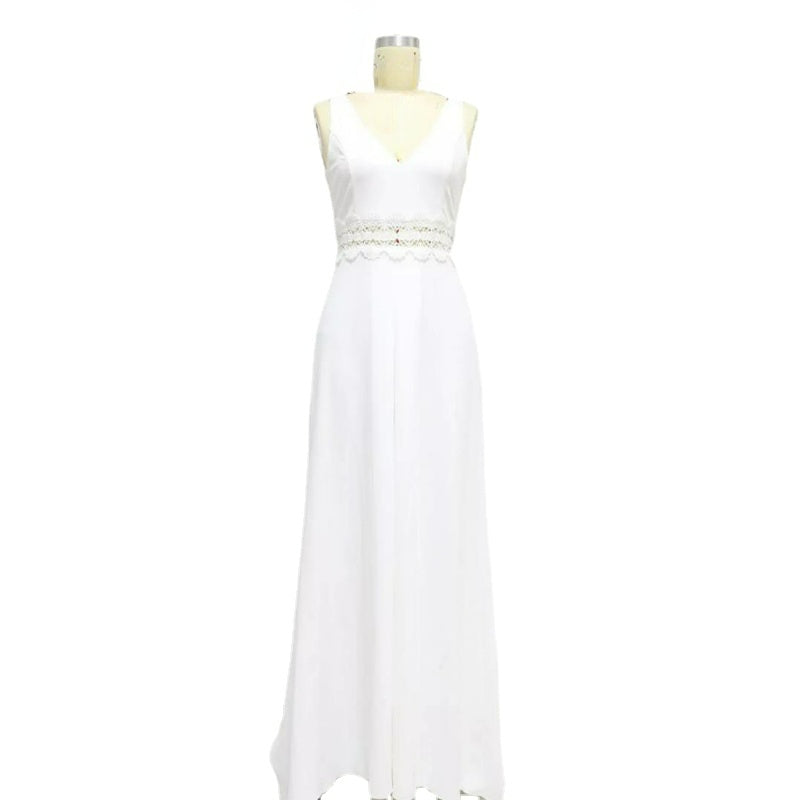 Sleeveless V-neck Slim Casual For Women
