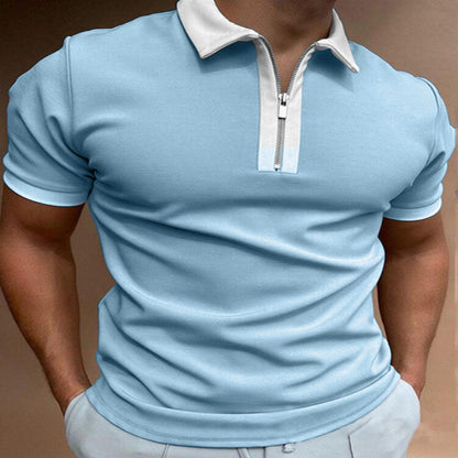 Men's Polo Shirt Men Solid Polo