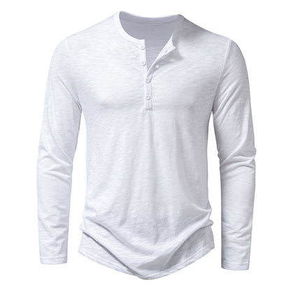 Men's Long Sleeve Henley T-Shirt