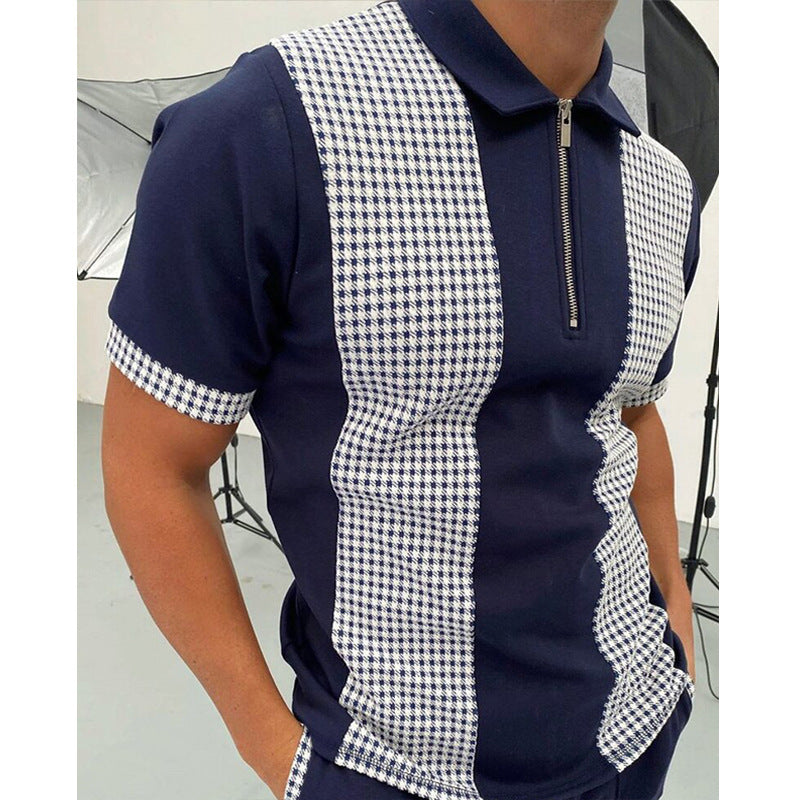 Men's Polo Shirt Men Solid Polo