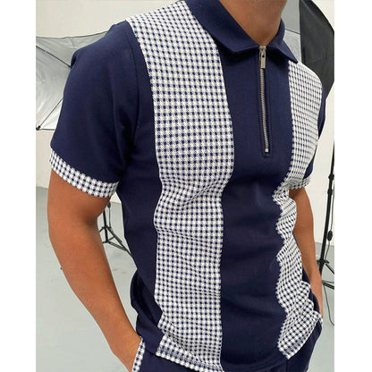 Men's Polo Shirt Men Solid Polo