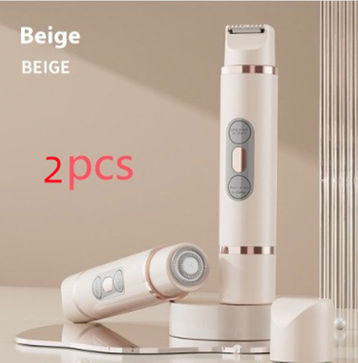 Dual‑Head Electric Shaver & Epilator for Smooth Hair Removal