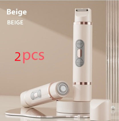 Dual‑Head Electric Shaver & Epilator for Smooth Hair Removal