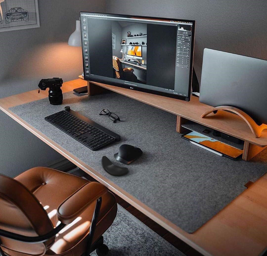 Ergonomic Gel Mouse Wrist Rest With Non‑Slip Base